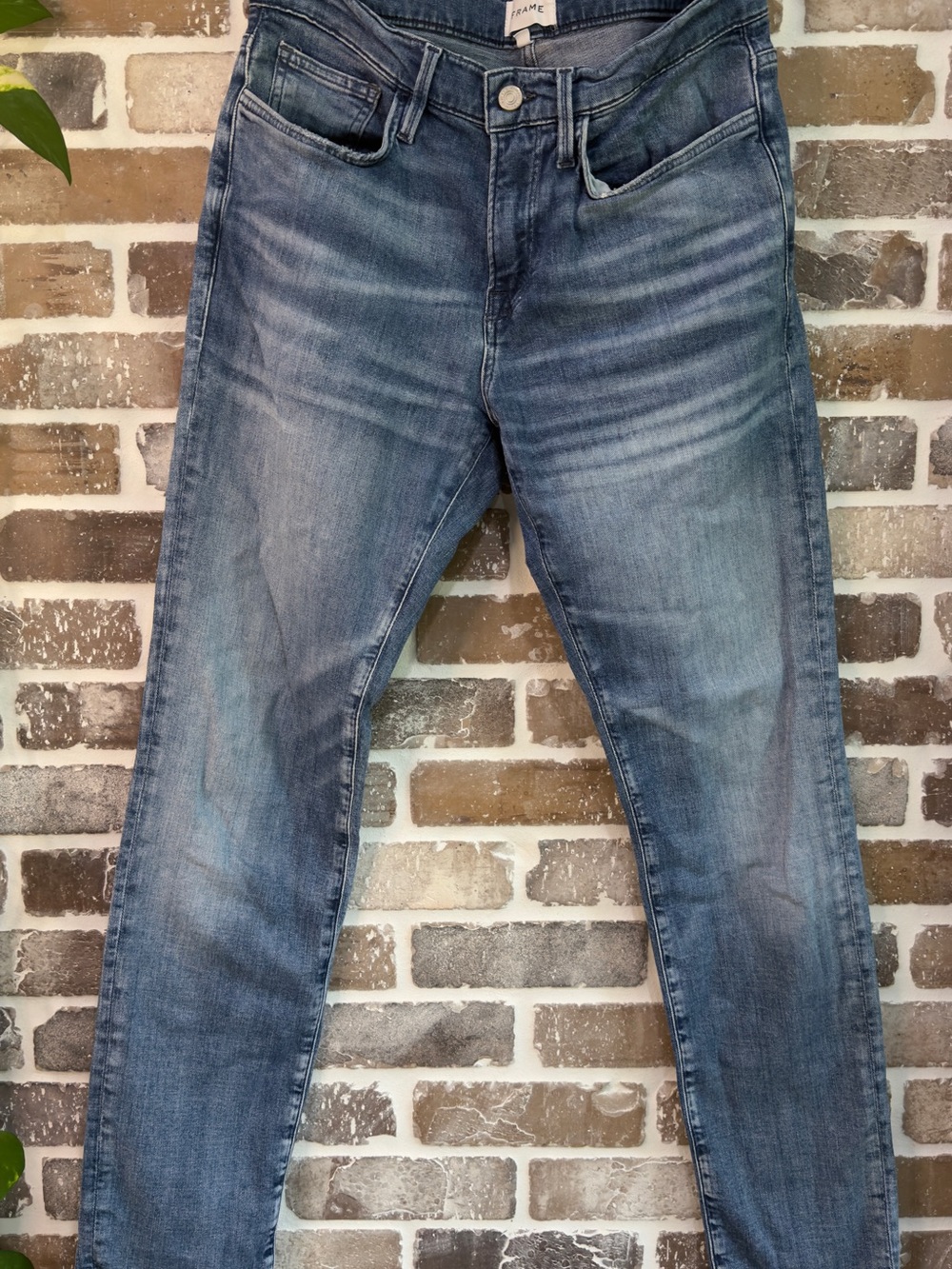 FRAME Denim Men's L'Homme Skinny Blue Jeans - Size 31
